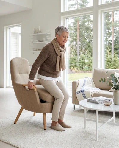 TrustCare Let’s Sit Up – fotelis su atsistojimo pagalba